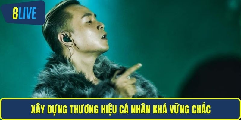 Rapper Binz Xây dựng thương hiệu cá nhân khá vững chắc